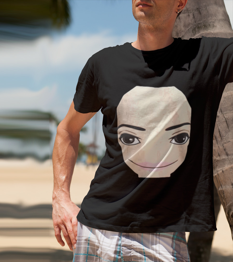 Roblox Avatar Smirking Face Female T-Shirt
