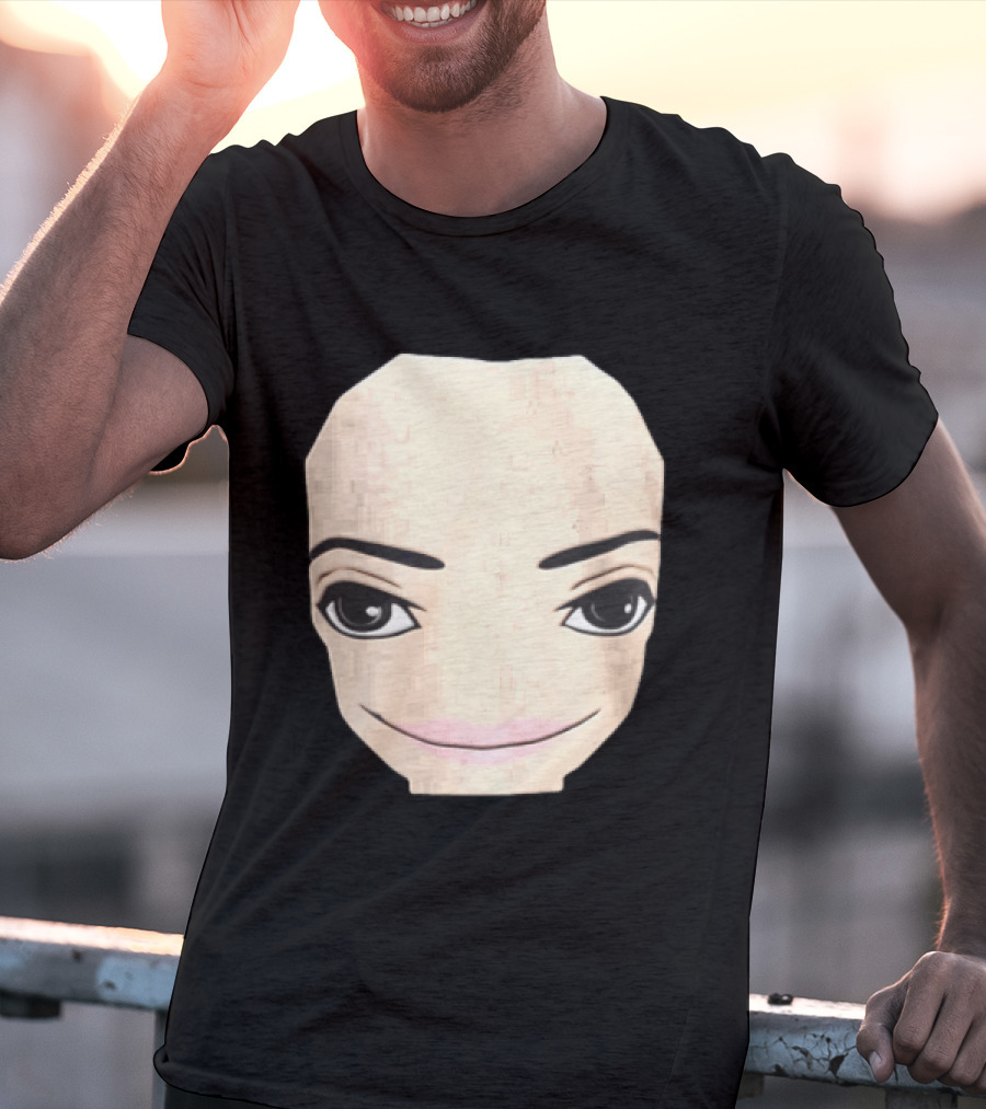 Roblox Avatar Smirking Face Female T-Shirt