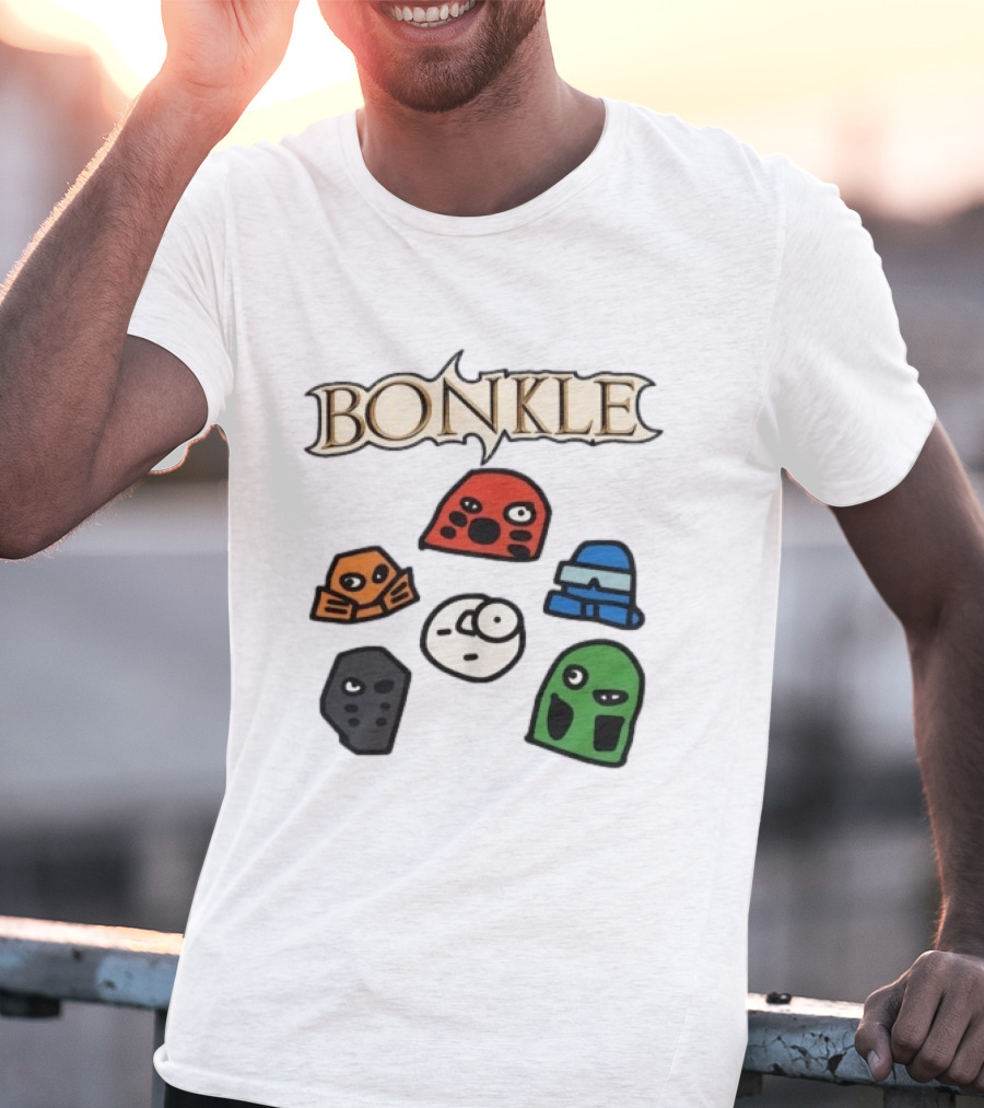 Bonkle Bionicle Toa Mata Masks Collection T-Shirt