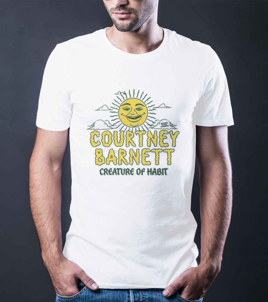 Courtney Barnett Creature Of Habit Sunny Face T-Shirt