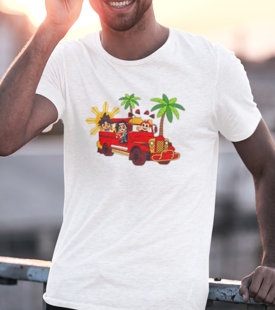 Jollibee Foods Store Jeepney Adventure Jollibee X Forgotten Island Collaboration T-Shirt
