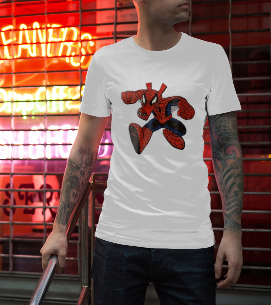 Marvel Comics Cartoon Spider Ham Peter Porker 1986 Pig Suit T-Shirt