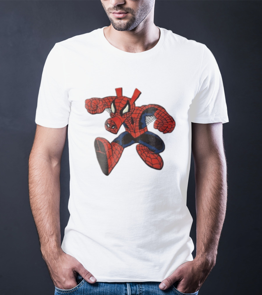 Marvel Comics Cartoon Spider Ham Peter Porker 1986 Pig Suit T-Shirt