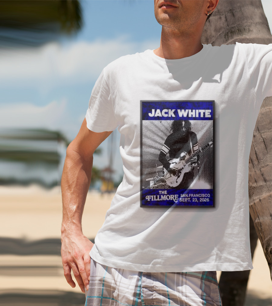 Jack White The Fillmore San Francisco September 23 2026 T-Shirt