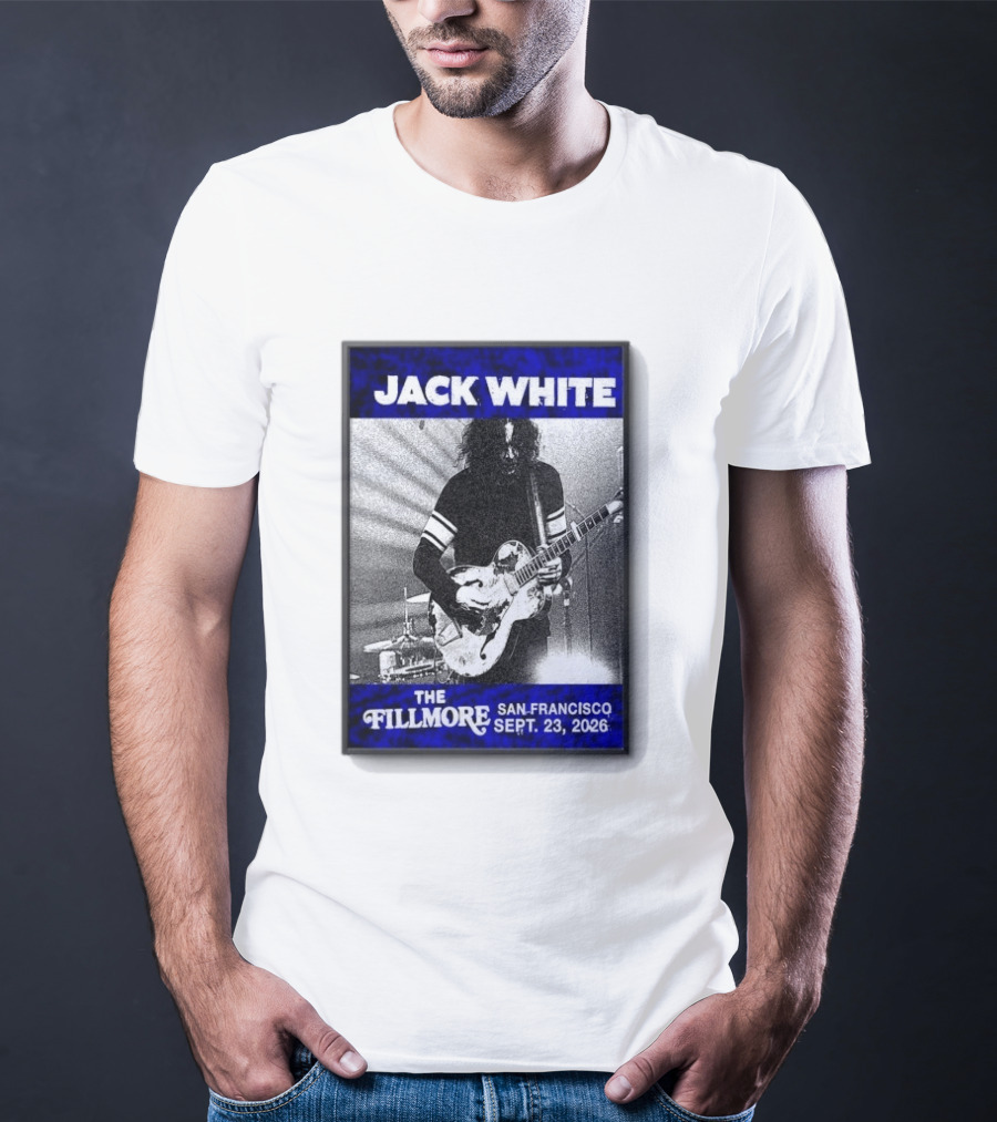 Jack White The Fillmore San Francisco September 23 2026 T-Shirt