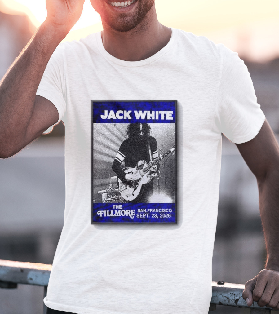 Jack White The Fillmore San Francisco September 23 2026 T-Shirt