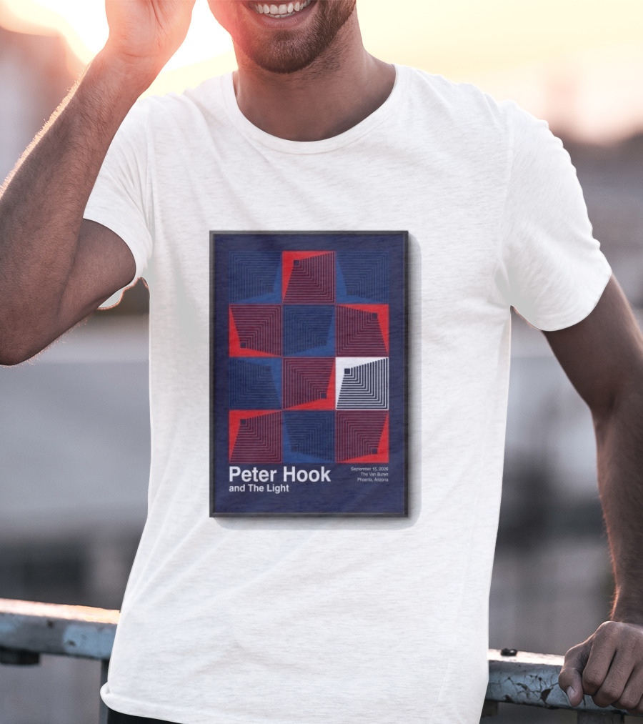 Peter Hook And The Light September 15 2026 The Van Buren Phoenix Arizona T-Shirt