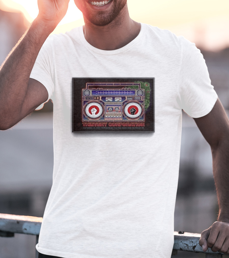 Thievery Corporation Boombox September 15 2026 McMenamins Crystal Ballroom Portland OR T-Shirt