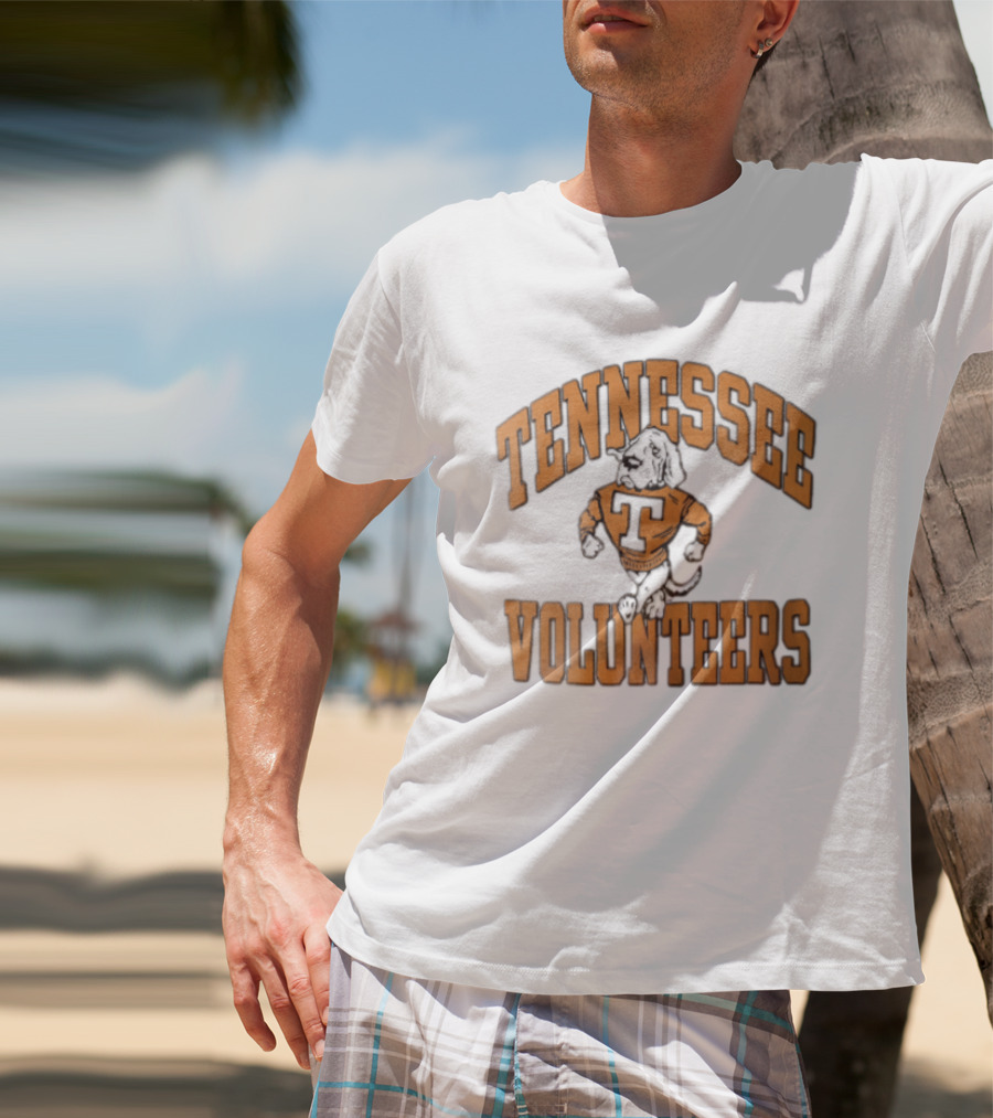 Tennessee Volunteers NCAA Cartoon Hound Dog T-Shirt