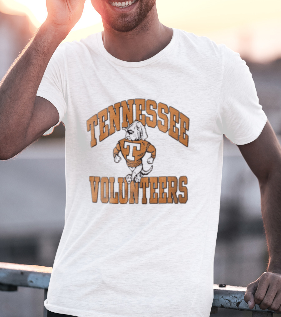 Tennessee Volunteers NCAA Cartoon Hound Dog T-Shirt