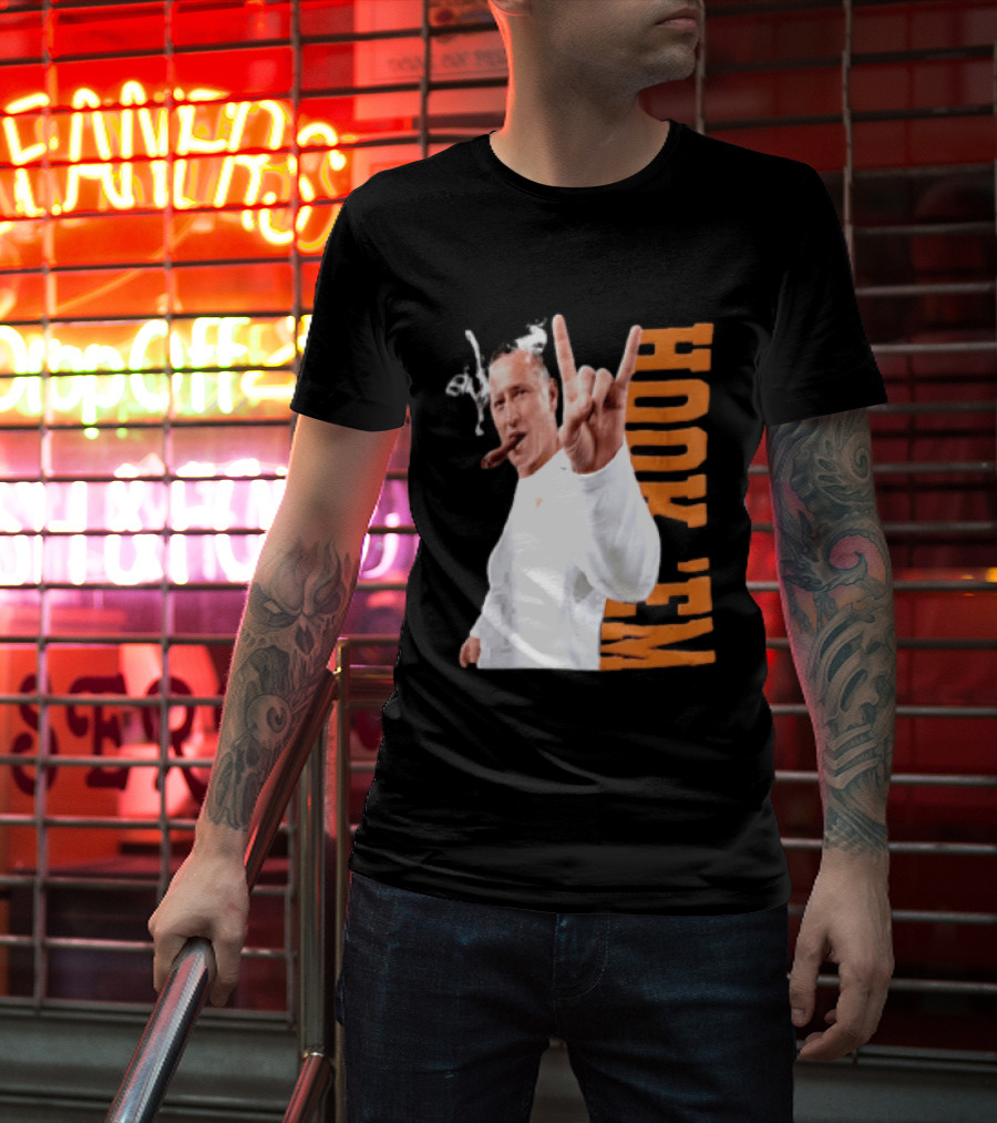 Coach Steve Sarkisian Hock 'Em Gesture Football Spirit T-Shirt
