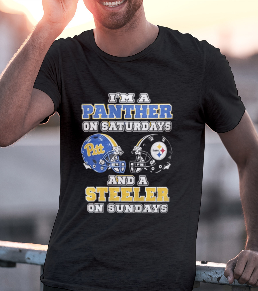 I’m A Panther On Saturdays And A Steeler On Sundays T-Shirt