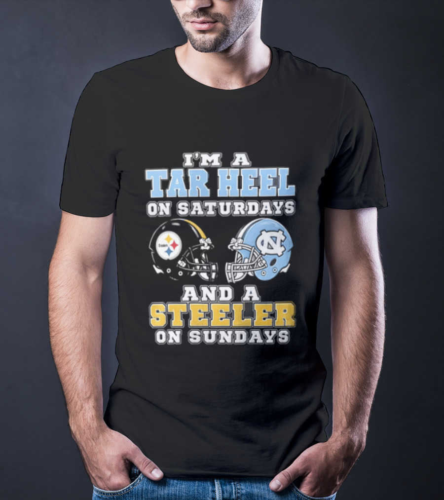 Pitt Panther On Saturdays And Steeler On Sundays Football Team Spirit T-Shirt