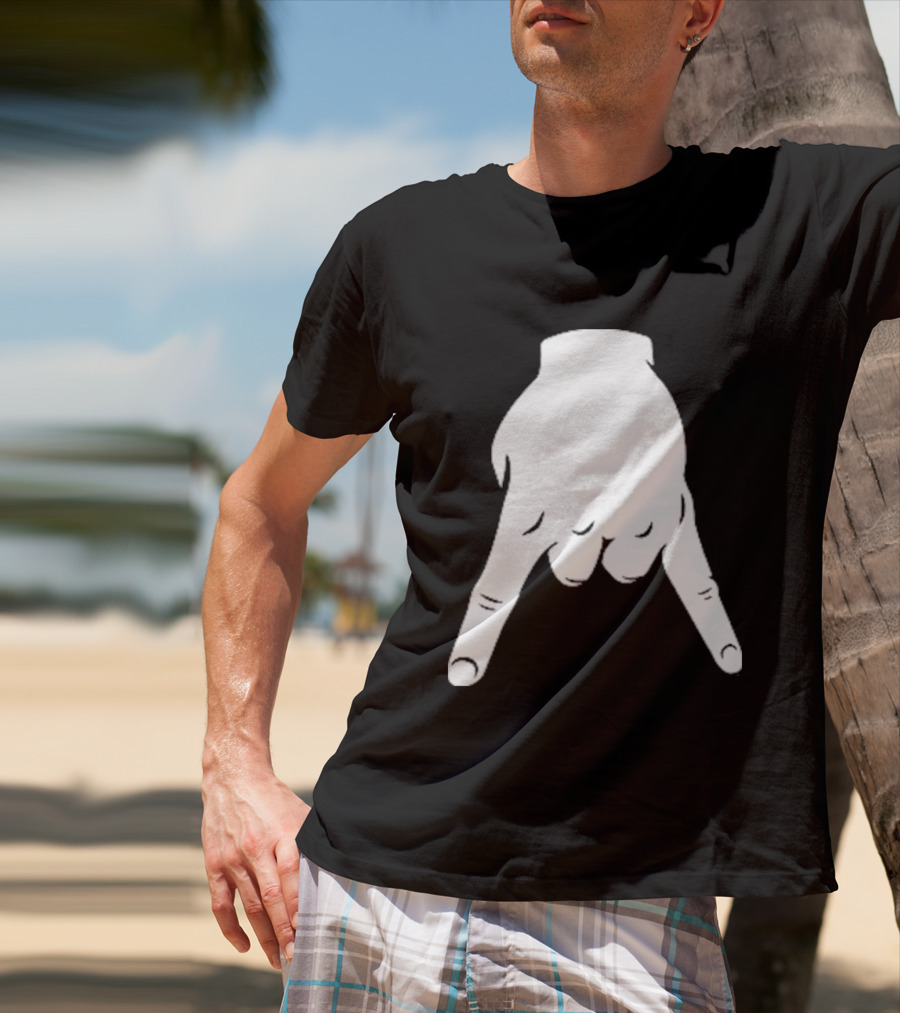 Horns Down Hand Gesture Texas Rivalry Sports Fan T-Shirt