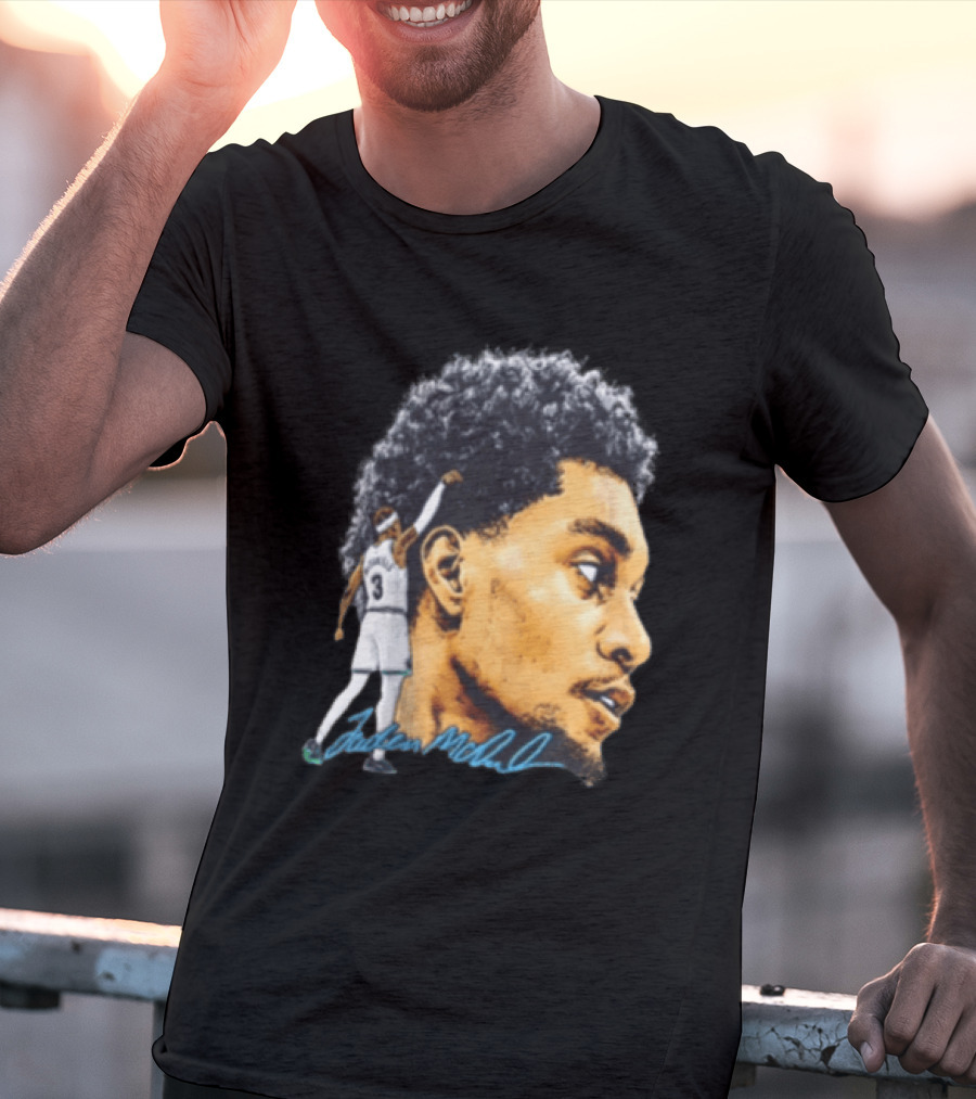 Jaden McDaniels Minnesota Timberwolves Signature T-Shirt