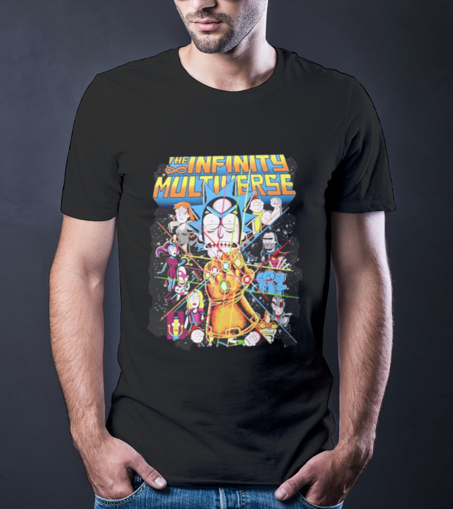 The Infinity Multiverse Crossover Characters Bejeweled Glove T-Shirt