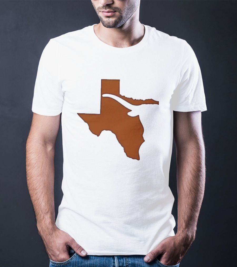 Texas State Longhorn Steer Original Orange T-Shirt