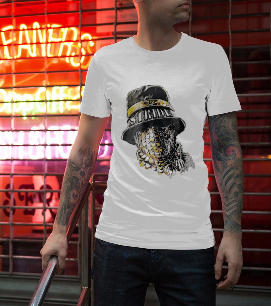Strides Mmxxv Magpie Bucket Hat Golden Feather Mask T-Shirt