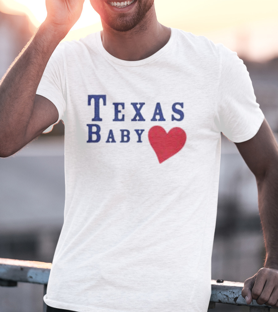 Susannah Joffe Store Texas Baby Heart Tank T-Shirt