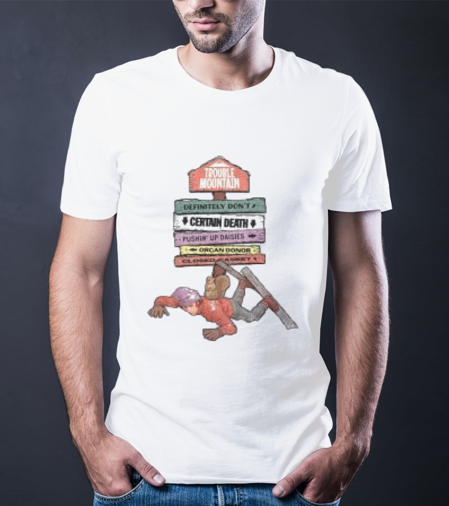 Aesop Rock X Blockhead Trouble Mountain Certain Death Orcan Donor T-Shirt
