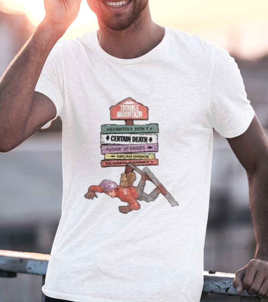Aesop Rock X Blockhead Trouble Mountain Certain Death Orcan Donor T-Shirt