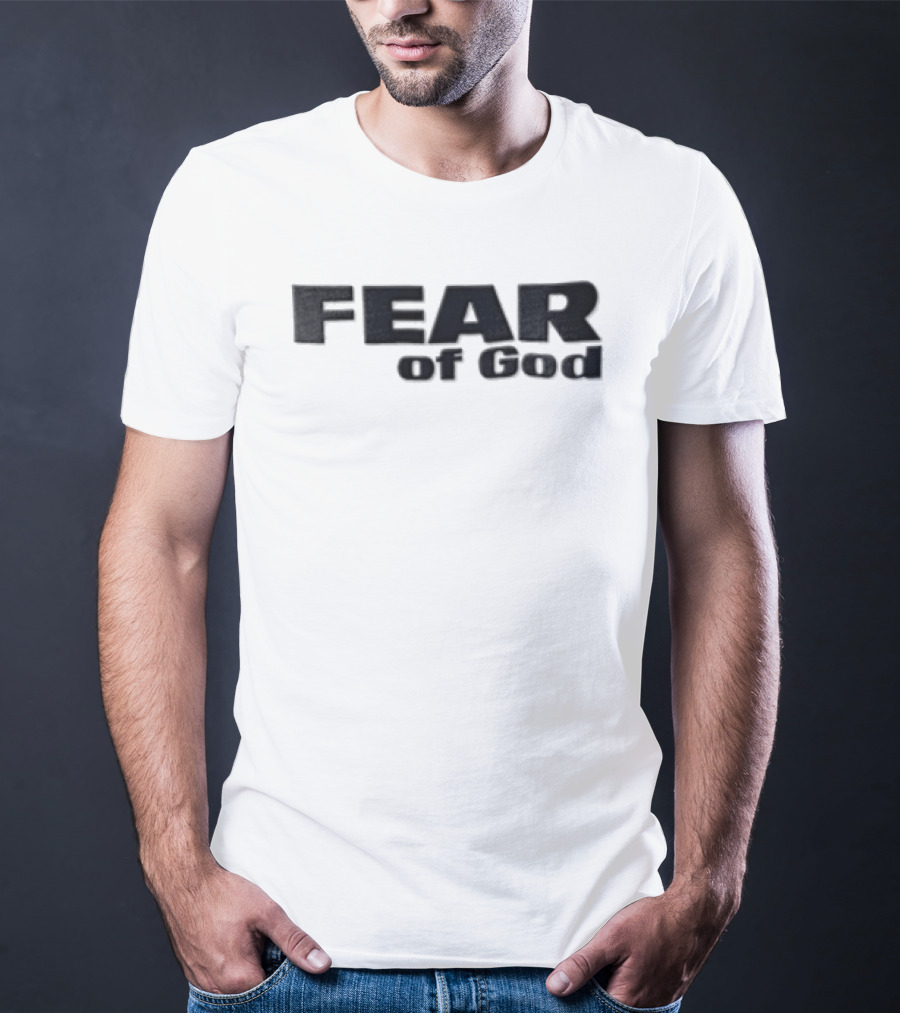 Fear Of God Heavy Block Lettering Minimalist T-Shirt