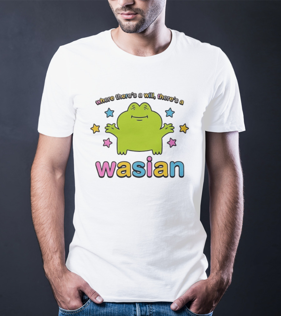 Frog Where There's A Will There's A Wasian Stars T-Shirt
