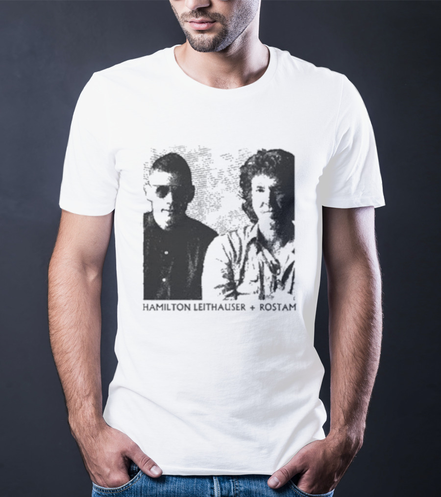 HAMILTON LEITHAUSER ROSTAM Black And White Photo Duo T-Shirt