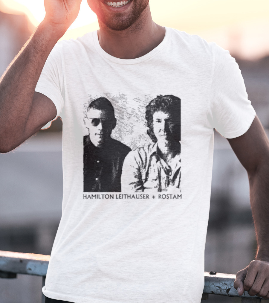 HAMILTON LEITHAUSER ROSTAM Black And White Photo Duo T-Shirt
