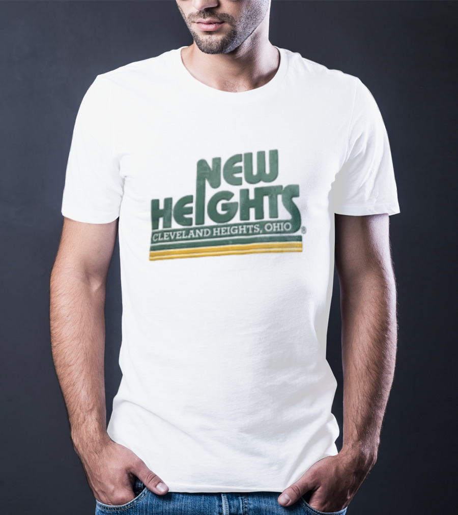 Jason Kelce New Heights Cleveland Heights Ohio T-Shirt