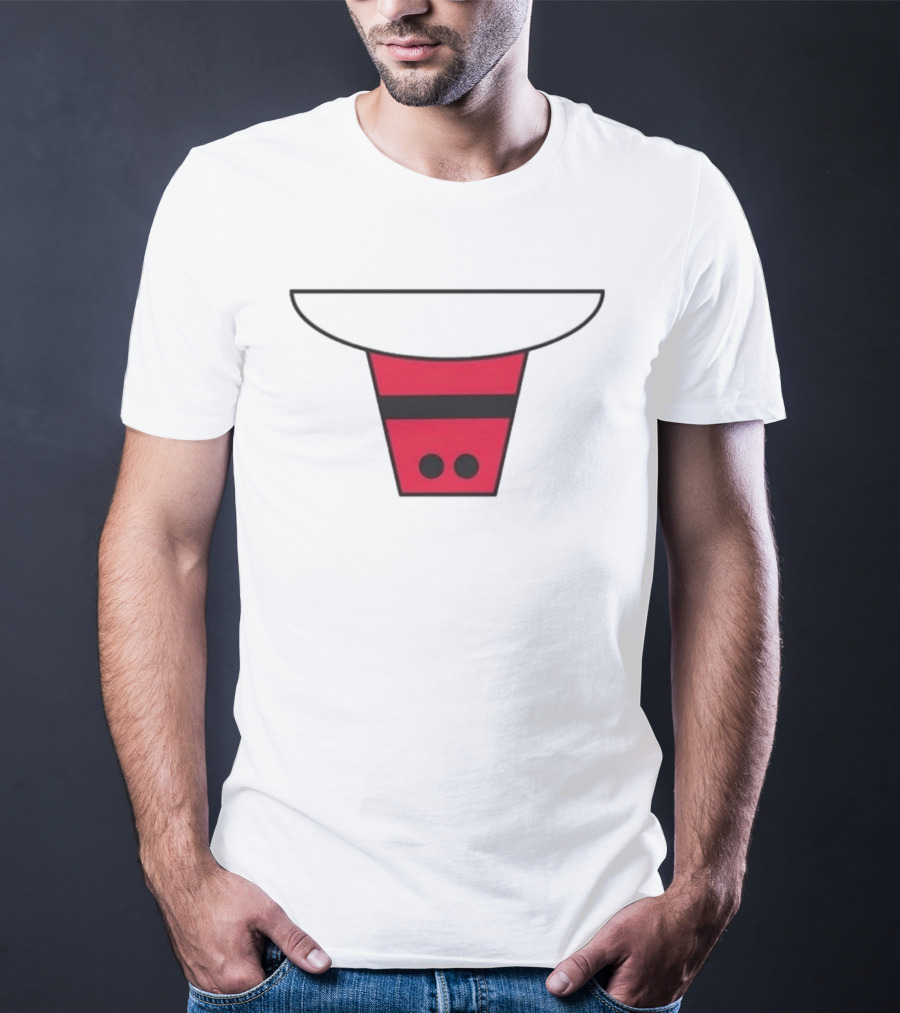 Ji Lee Underbranded Chicago Bulls Iconic Visual Redesign T-Shirt