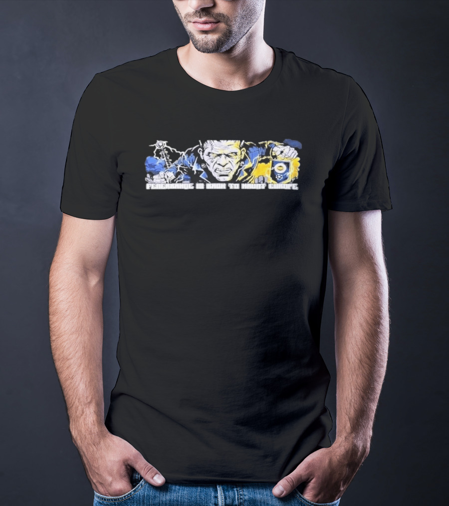 Fenerbahce SK Back To Haunt Europe Frankenstein Monster Holding T-Shirt