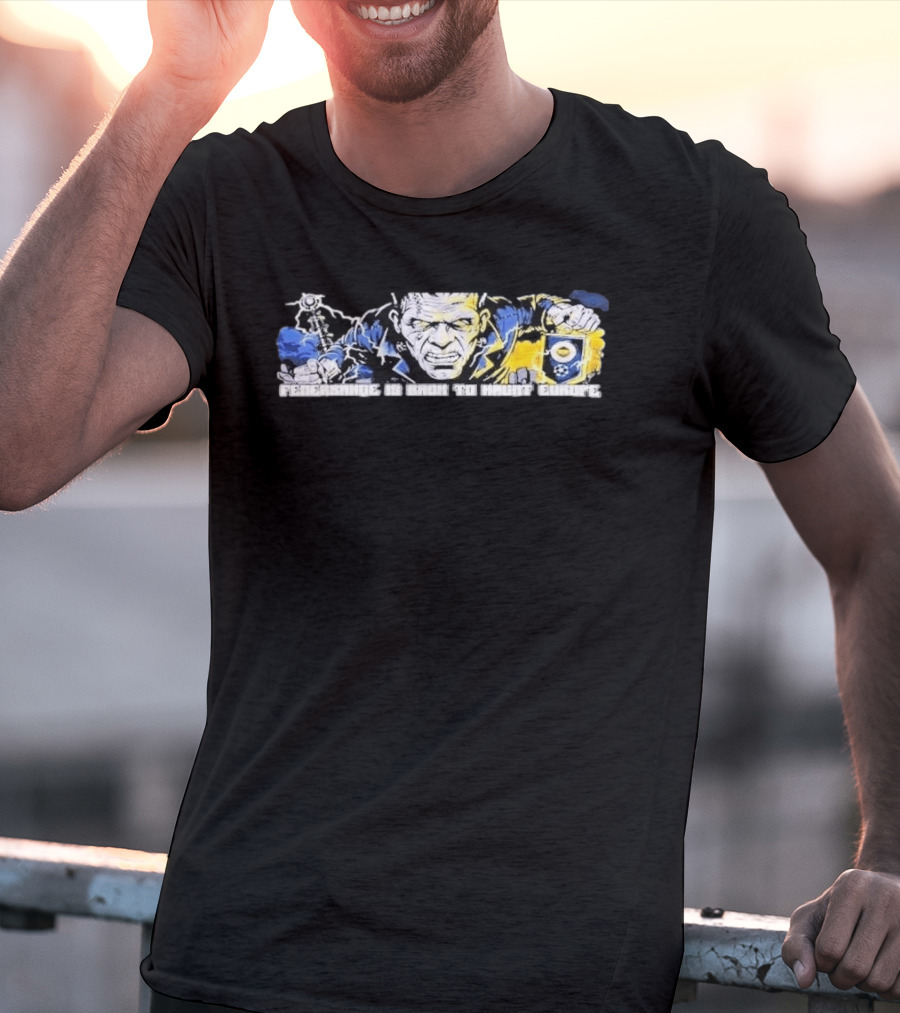 Fenerbahce SK Back To Haunt Europe Frankenstein Monster Holding T-Shirt