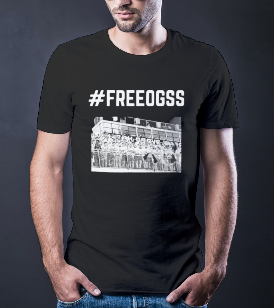 #FREEOGSS Oak Grove High School Sports Stadium Crowd T-Shirt