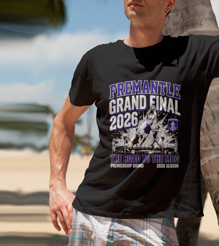 Fremantle Grand Final 2026 Road To The MCG AFL Dockers T-Shirt