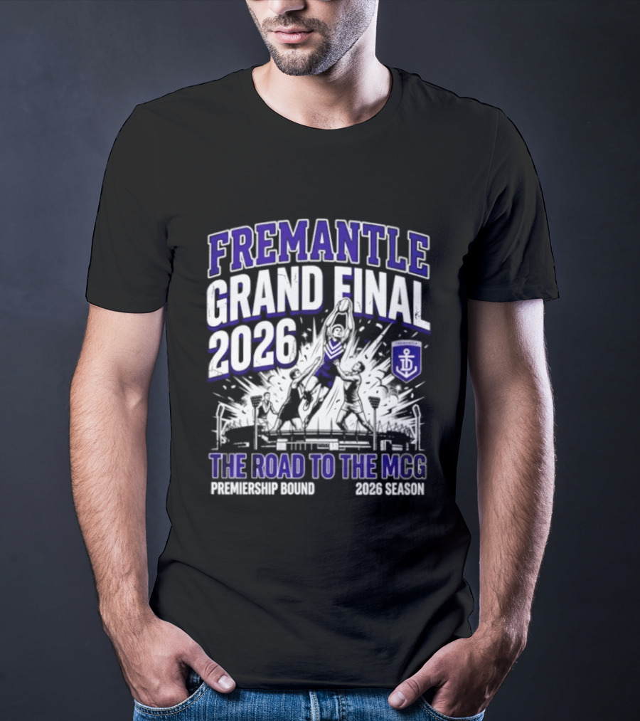 Fremantle Grand Final 2026 Road To The MCG AFL Dockers T-Shirt