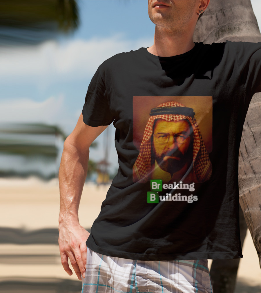 Breaking Buildings Bryan Cranston Walter White Middle Eastern Headdress T-Shirt
