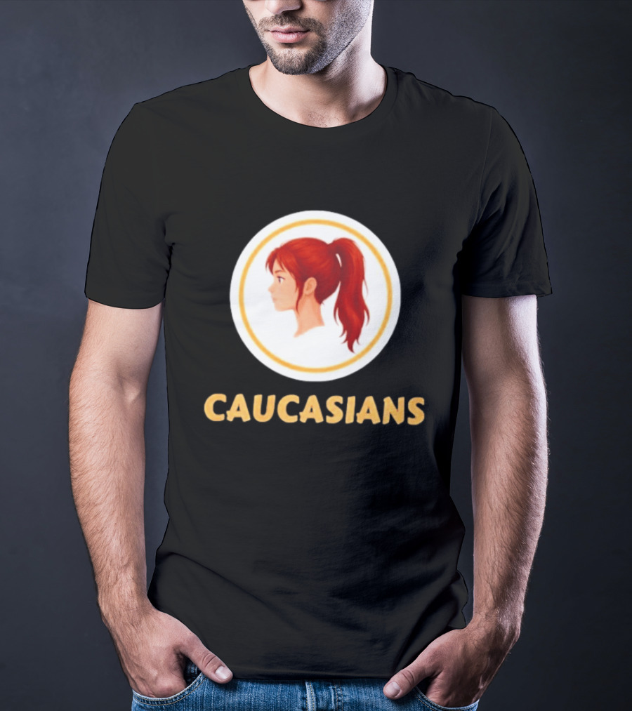 Caucasians Redhead Ponytail Profile T-Shirt