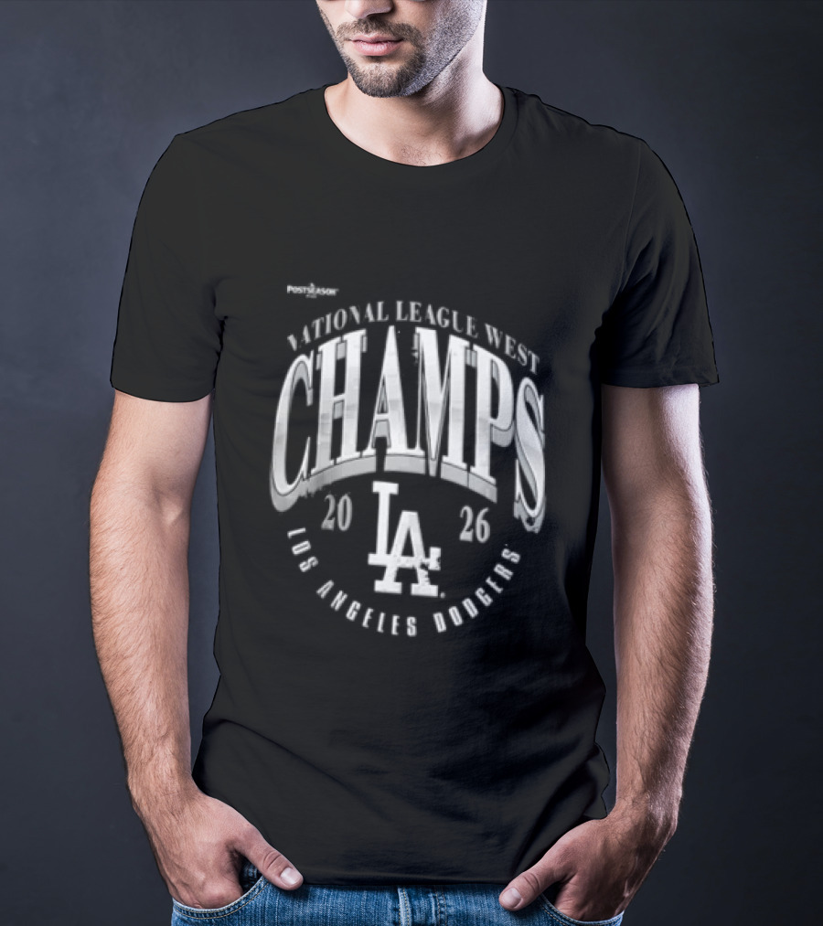 Los Angeles Dodgers National League West Champs 2026 LA T-Shirt