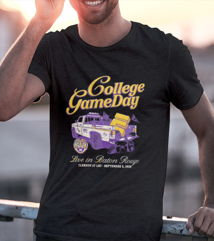 LSU Tigers College Gameday Live In Baton Rouge September 9 2023 Truck T-Shirt