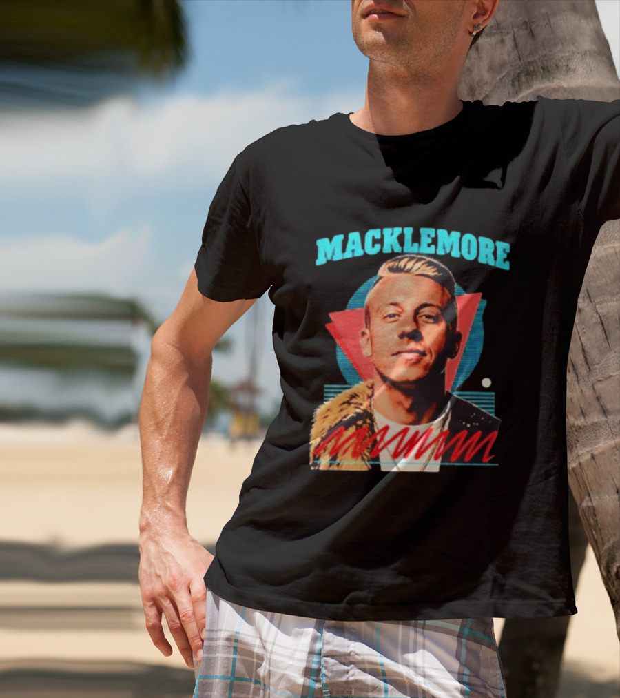 Macklemore Vintage Retro Style Collage T-Shirt