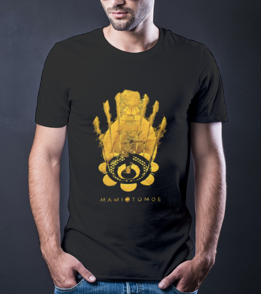 Mami Tomoe Magical Anime Character Golden T-Shirt