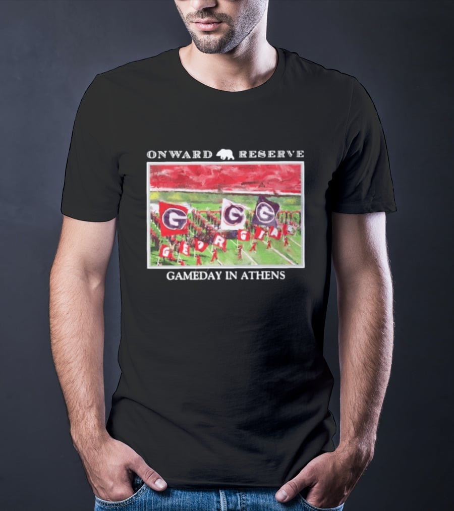 Onward Reserve Georgia Bulldogs Gameday In Athens T-Shirt