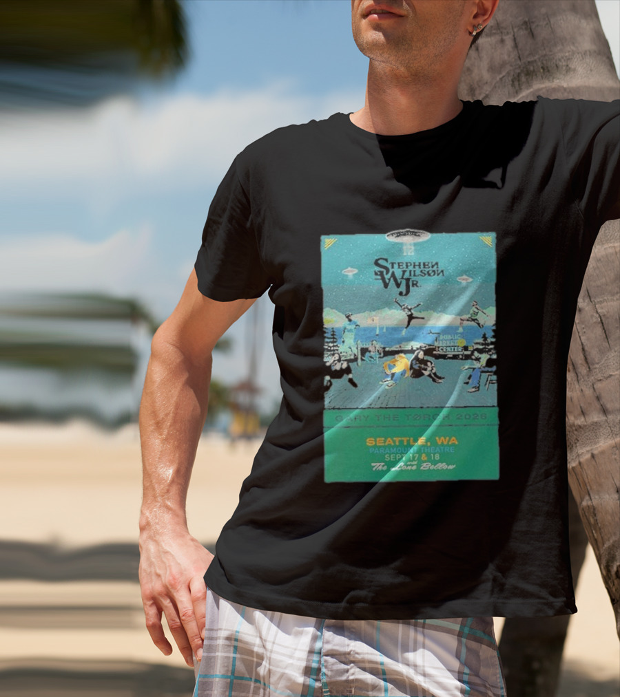 Stephen Wilson Jr Carry The Torch 2026 Seattle Paramount Theatre Event September 17 18 Public Market Center Seattle WA T-Shirt