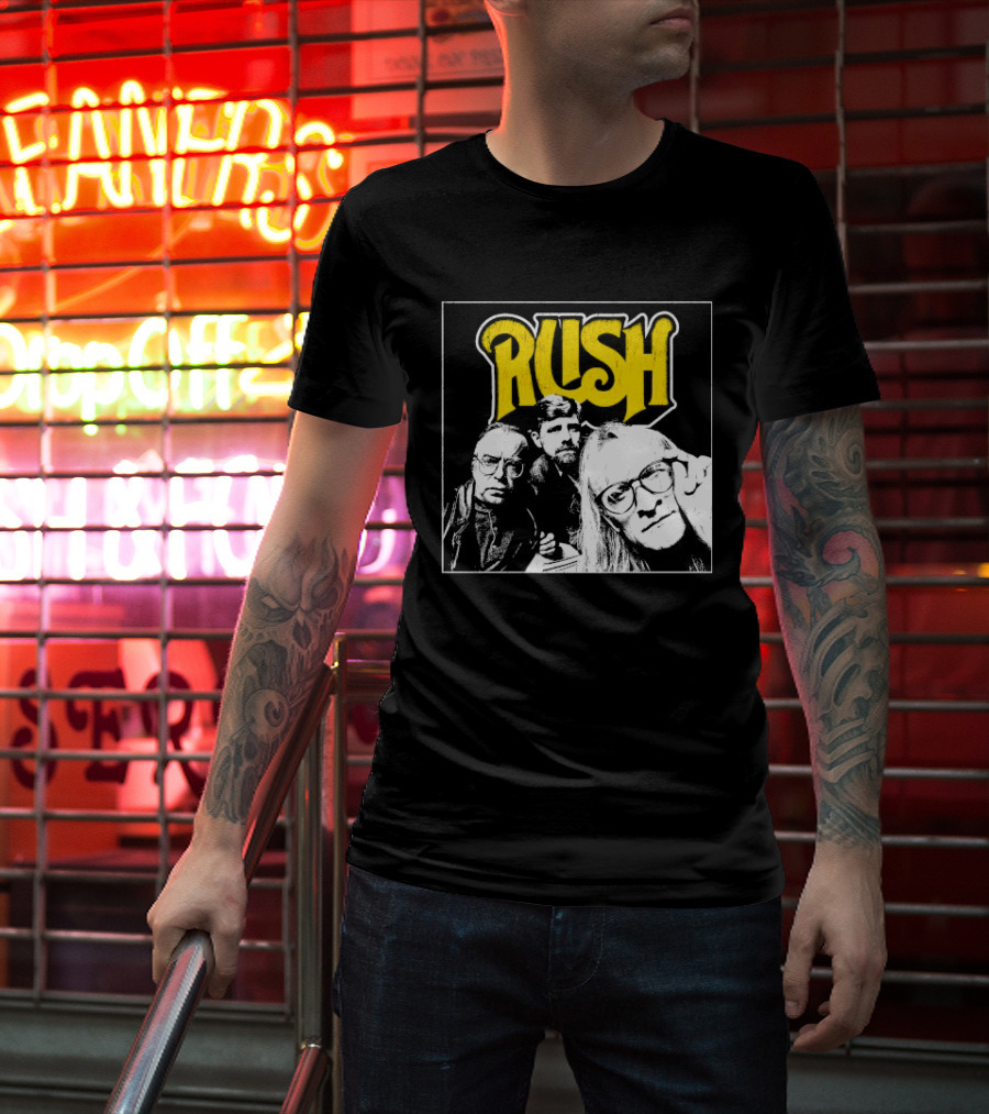 Rush Lone Gunmen Yellow T-Shirt