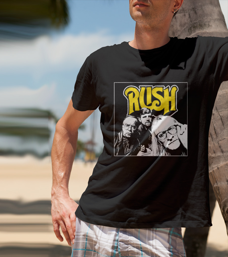 Rush Lone Gunmen Yellow T-Shirt