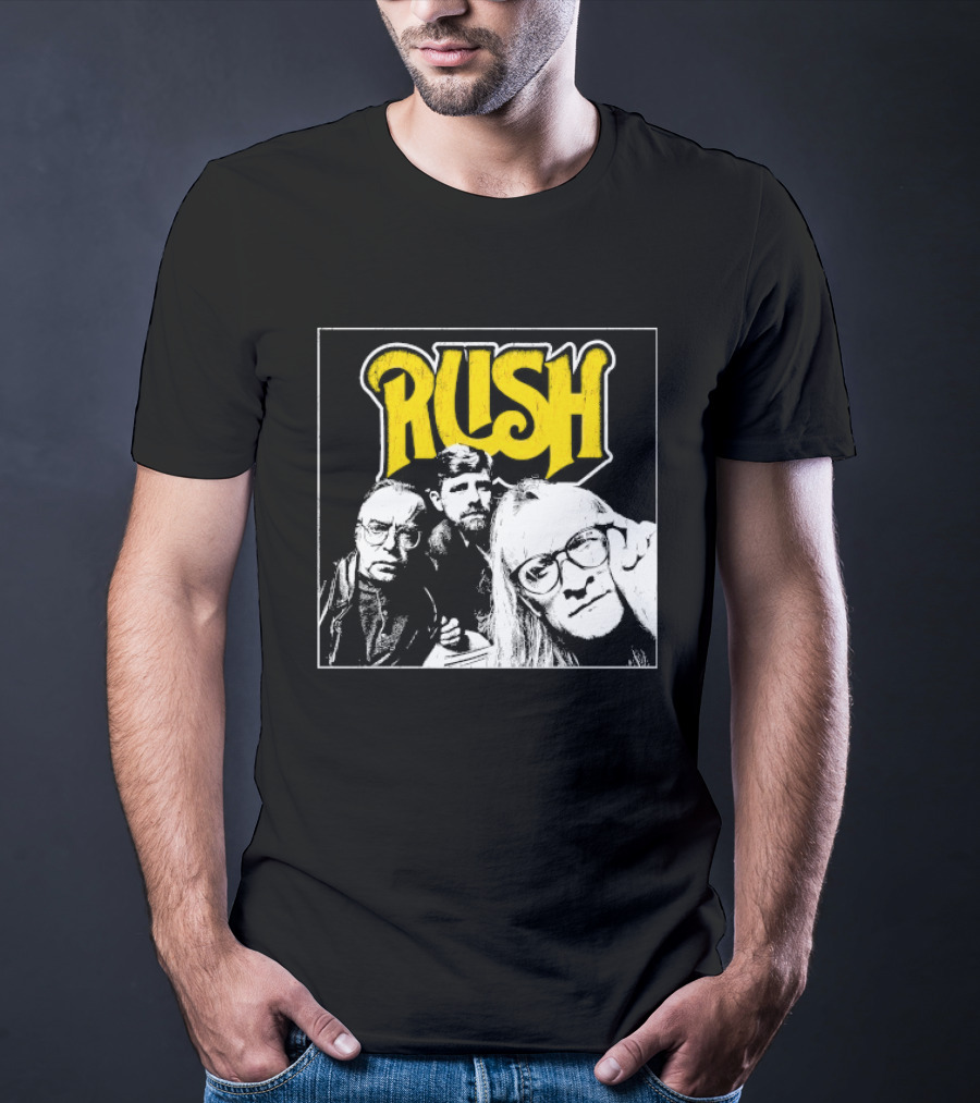 Rush Lone Gunmen Yellow T-Shirt