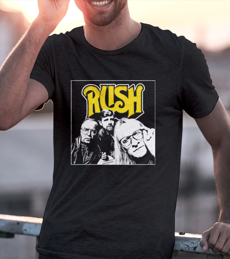 Rush Lone Gunmen Yellow T-Shirt