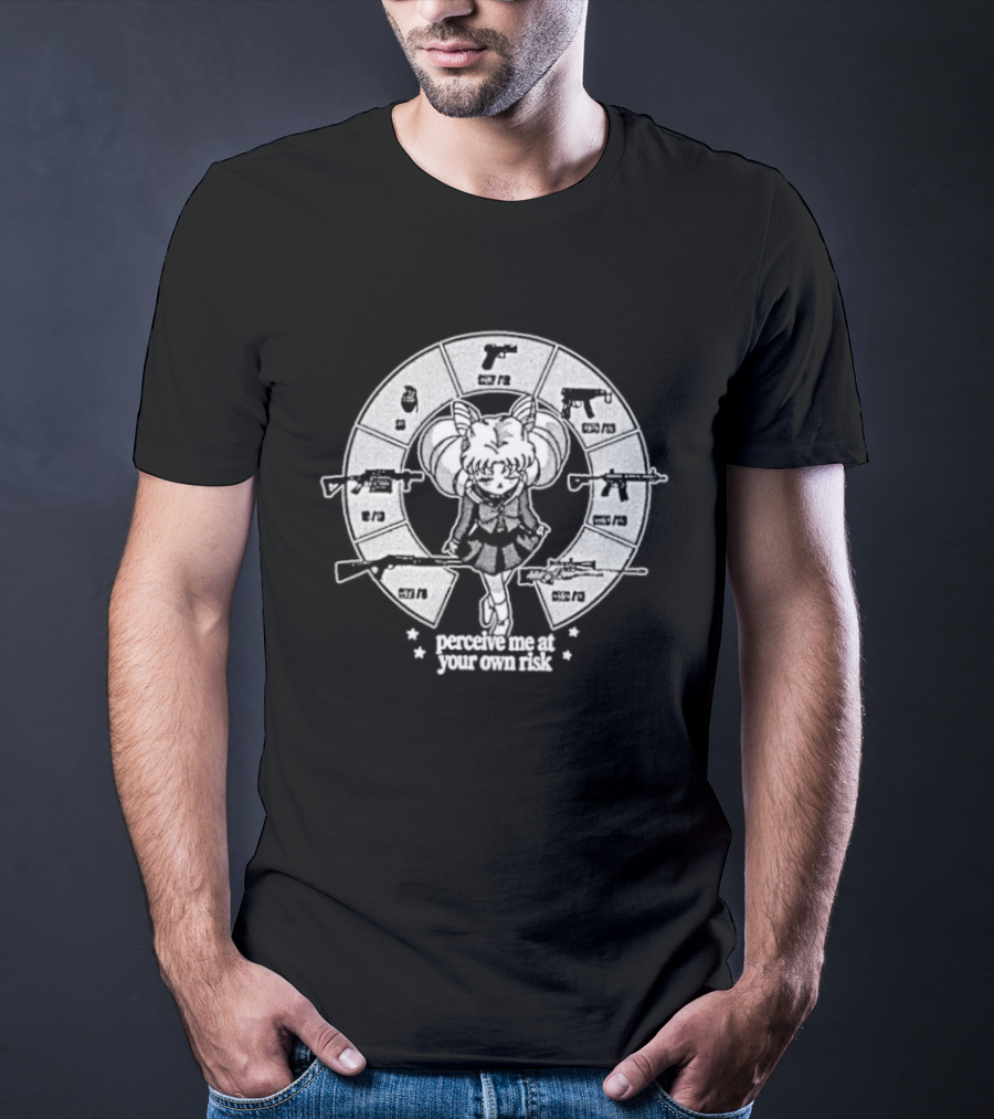 Perceive Me At Your Own Risk Sailor Moon Inspired Guardians Circular T-Shirt