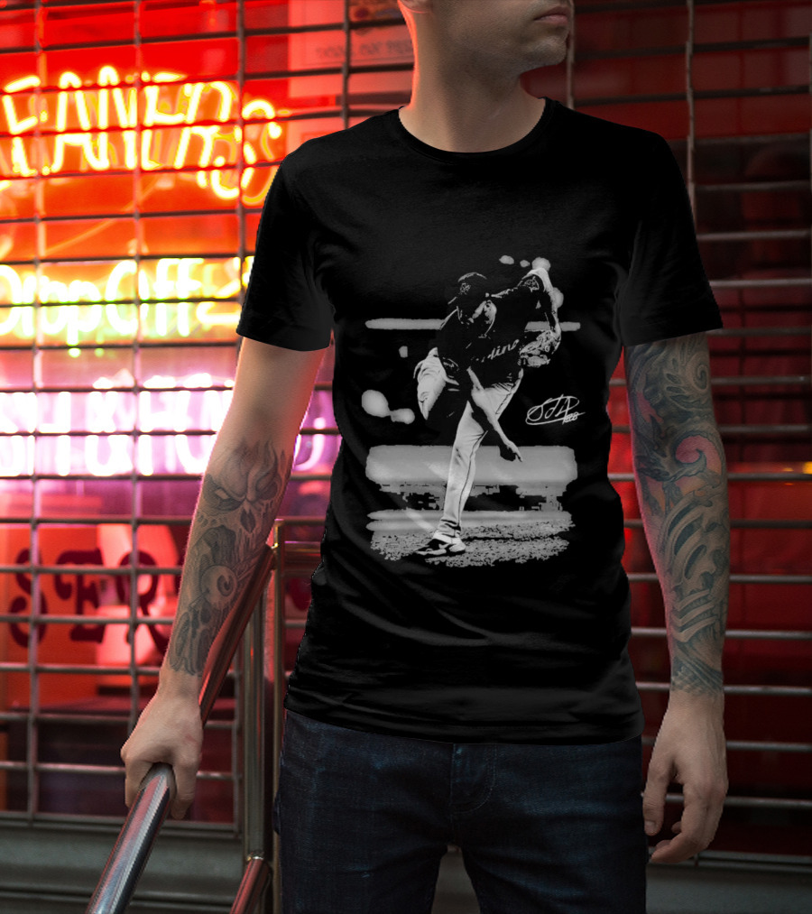Sandy Alcantara The Horse Out Of The Pen Miami Pitcher T-Shirt